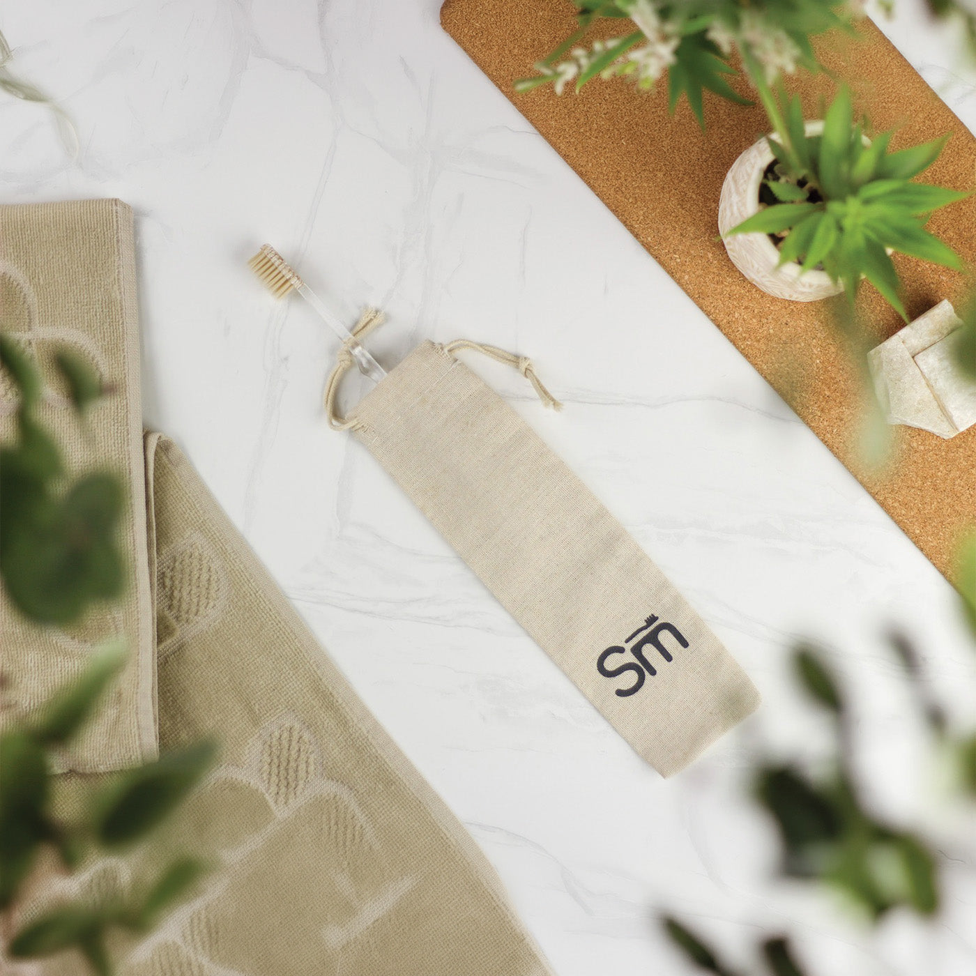 كيس خيش لفرشاة المسواك الذكية