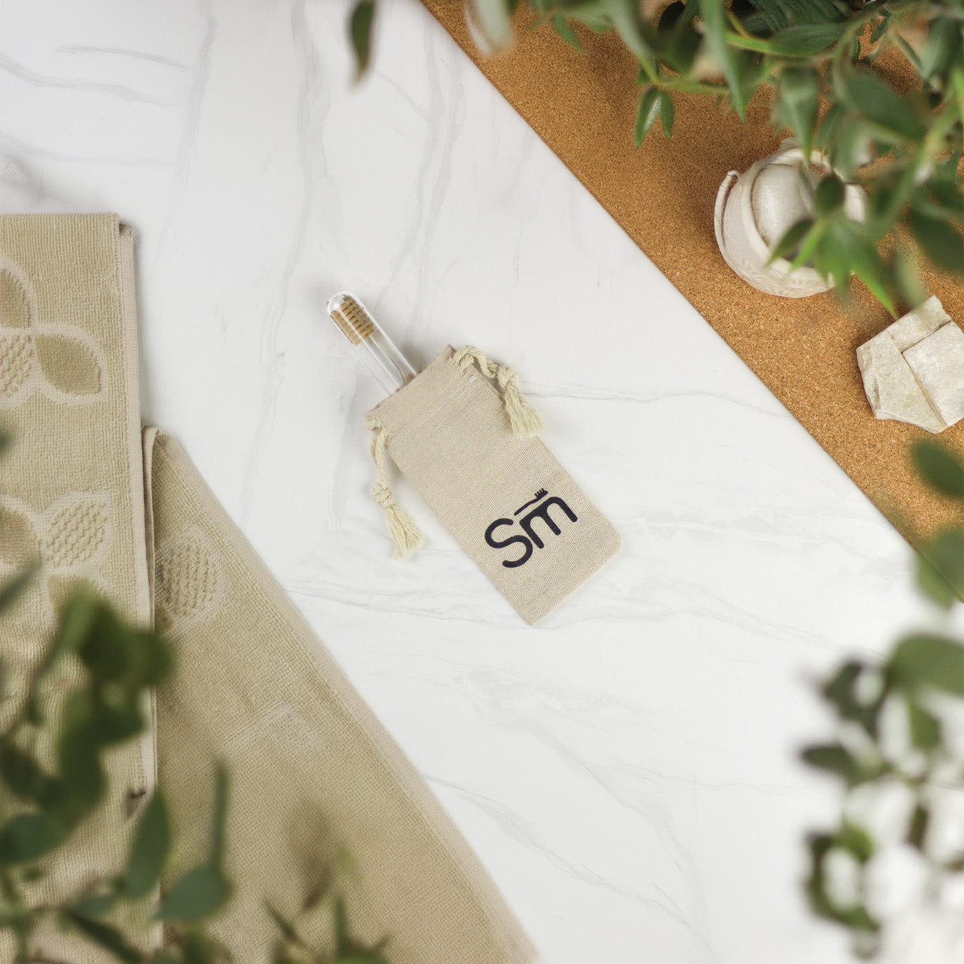 كيس خيش لفرشاة المسواك الذكية المتنقلة