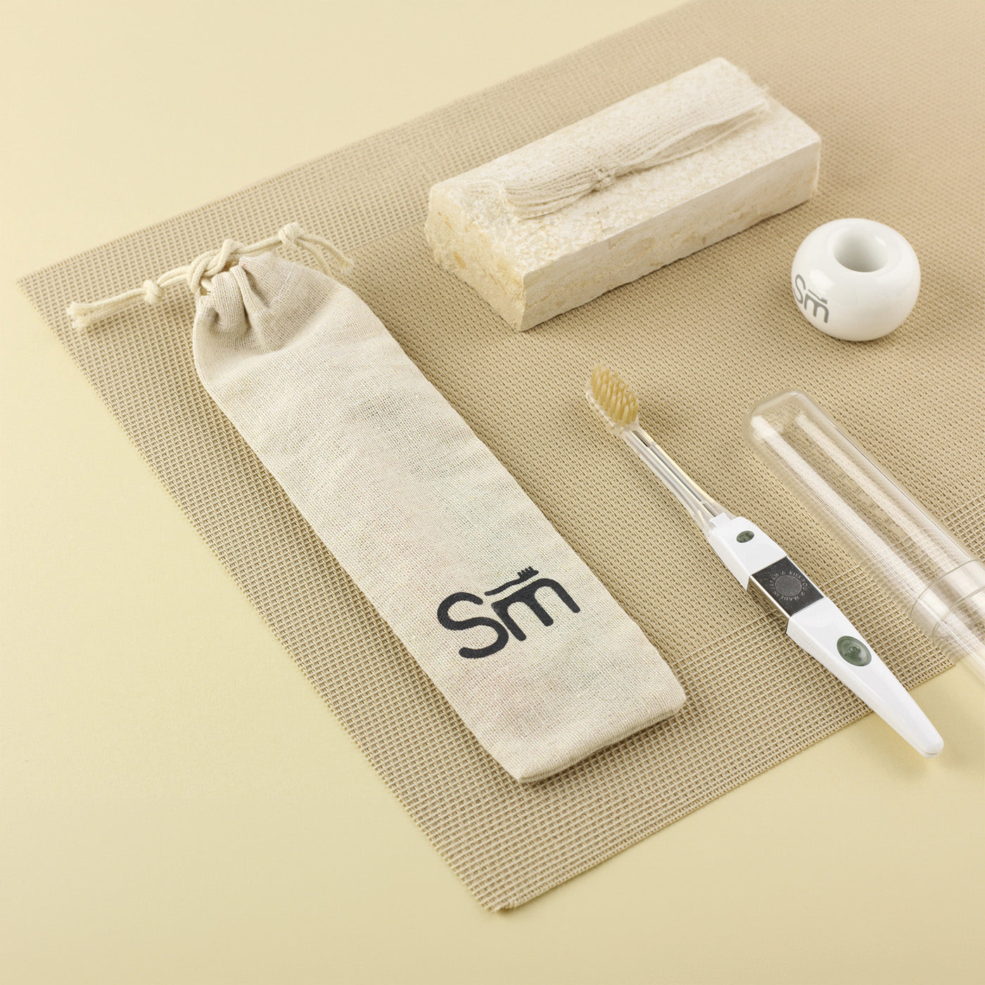 كيس خيش لفرشاة المسواك الذكية المتنقلة