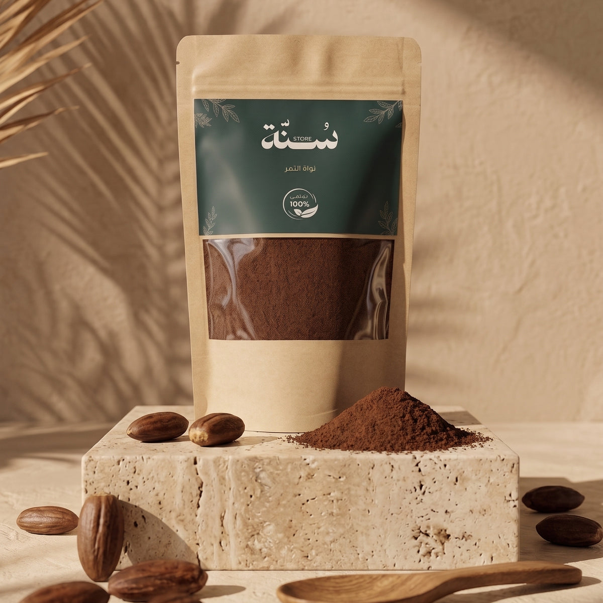 نواة التمر مطحون